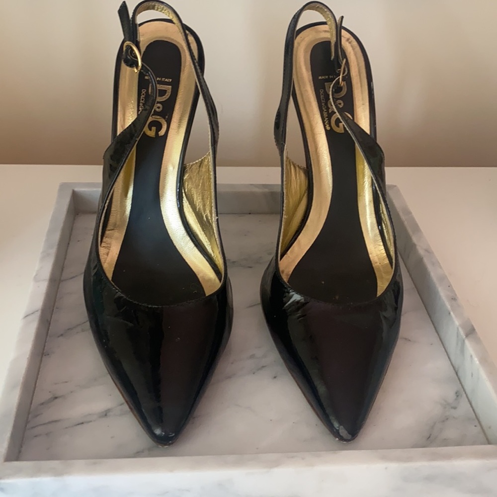 Dolce and Gabbana Sling Back stilettos (size 38)
